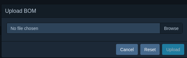 Upload BOM